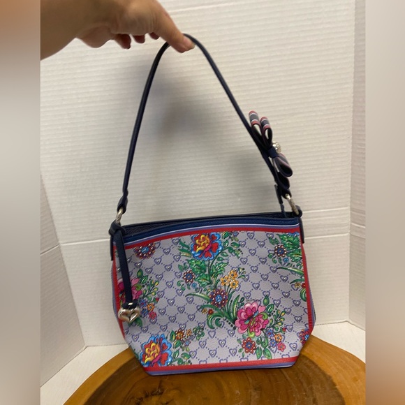Brighton Fliral Beaded Shoulder Bag - Picture 1 of 11